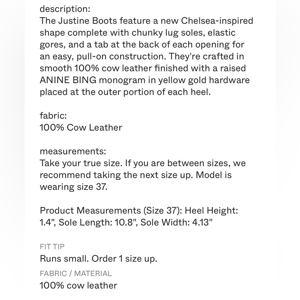 Anine Bing Camel Justine Boots 41 $550 - Picture 5 of 5